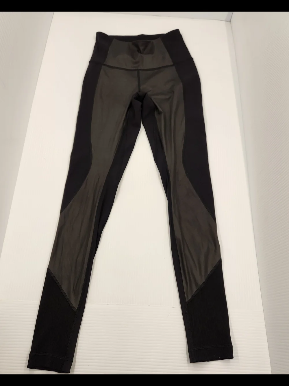lululemon athletica Black Mixed-Media High-Waist Leggings